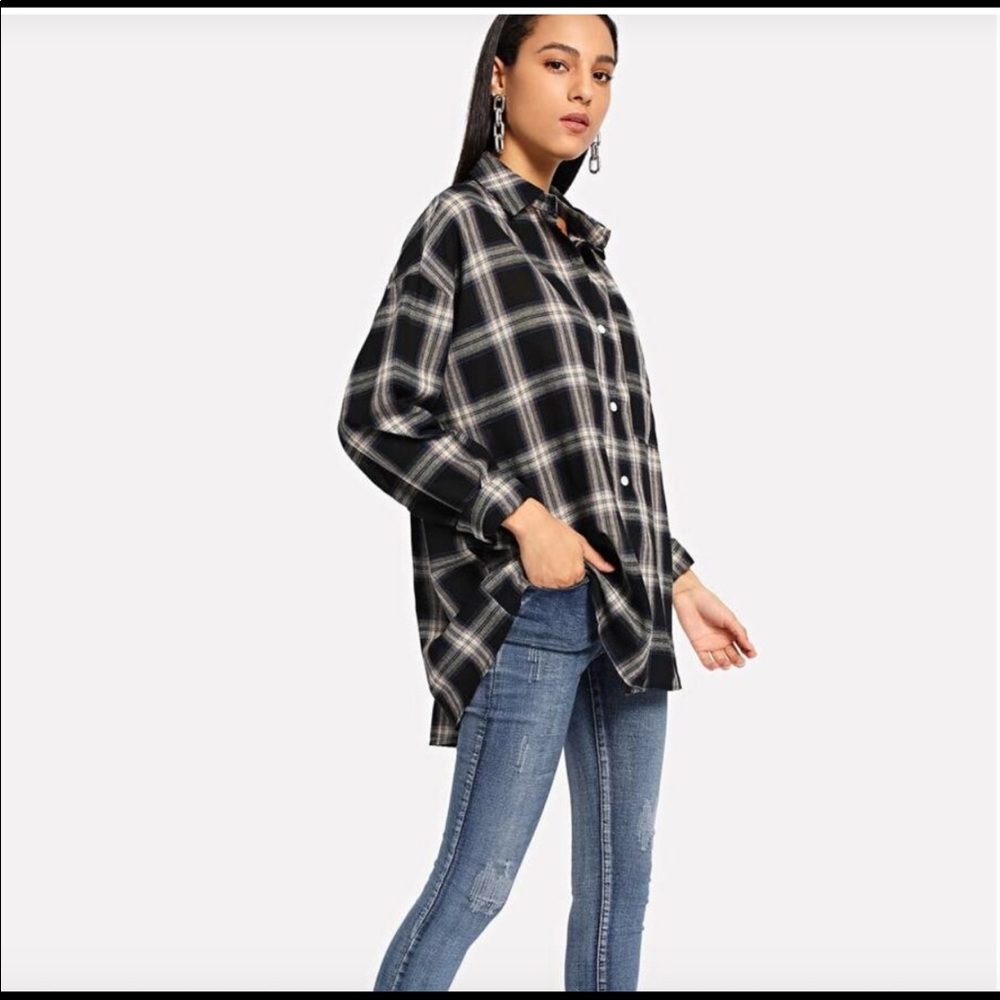 SHE IN flannel/NWT!!!
